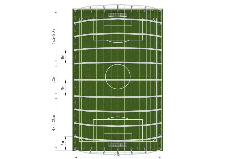 裝配式體育場館-室內(nèi)足球場