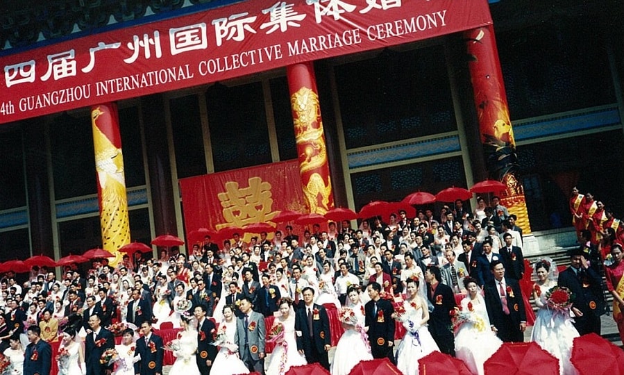 婚禮篷房租賃-2002第四屆廣州國(guó)際集體婚禮